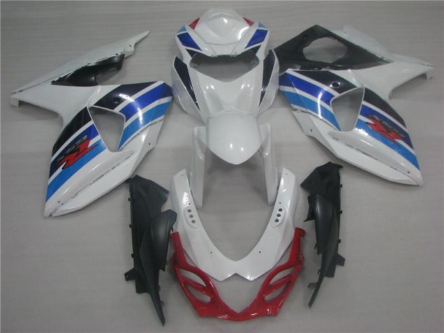 Blanco Azul Carenados Moto Suzuki GSXR 1000 K9 2009-2016 Blanco Azul Carenados Moto Suzuki GSXR 1000 K9 2009-2016