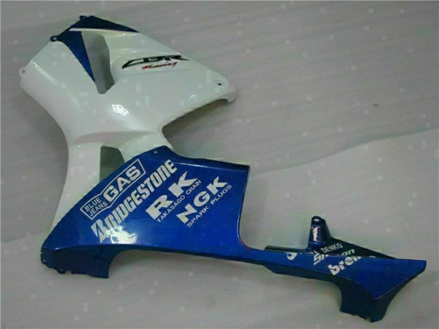 Blanco Azul Carrocería Motocicletas Honda CBR 600 RR 2005-2006 Blanco Azul Carrocería Motocicletas Honda CBR 600 RR 2005-2006