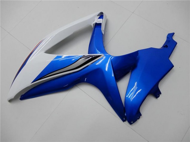 Blanco Azul Kit Carenado Moto Suzuki GSXR 600 / 750 K8 2008-2010 Blanco Azul Kit Carenado Moto Suzuki GSXR 600 / 750 K8 2008-2010