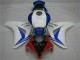 Blanco Azul Kits ABS Carenado Motocicleta Honda CBR 1000 RR 2008-2011 Blanco Azul Kits ABS Carenado Motocicleta Honda CBR 1000 RR 2008-2011