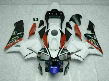 Blanco Azul Kits Completo Carenado Moto Honda CBR 600 RR 2003-2004