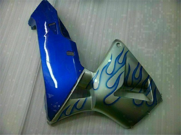 Blanco Azul Llama Carenado Moto Honda CBR 600 RR 2005-2006 Blanco Azul Llama Carenado Moto Honda CBR 600 RR 2005-2006