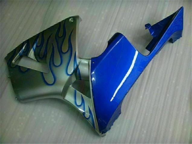 Blanco Azul Llama Carenado Moto Honda CBR 600 RR 2005-2006 Blanco Azul Llama Carenado Moto Honda CBR 600 RR 2005-2006