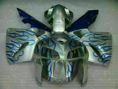Blanco Azul Llama Carenado Moto Honda CBR 600 RR 2005-2006