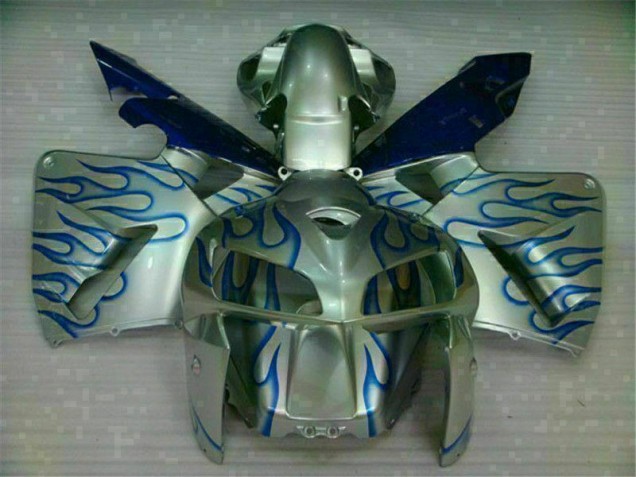 Blanco Azul Llama Carenado Moto Honda CBR 600 RR 2005-2006 Blanco Azul Llama Carenado Moto Honda CBR 600 RR 2005-2006