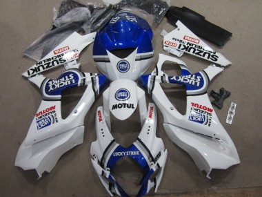 Blanco Azul Lucky Strike Rojo Motul Carenado Moto Suzuki GSXR 1000 K7 2007-2008