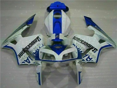 Blanco Azul Moto Plástica Honda CBR 600 RR 2005-2006