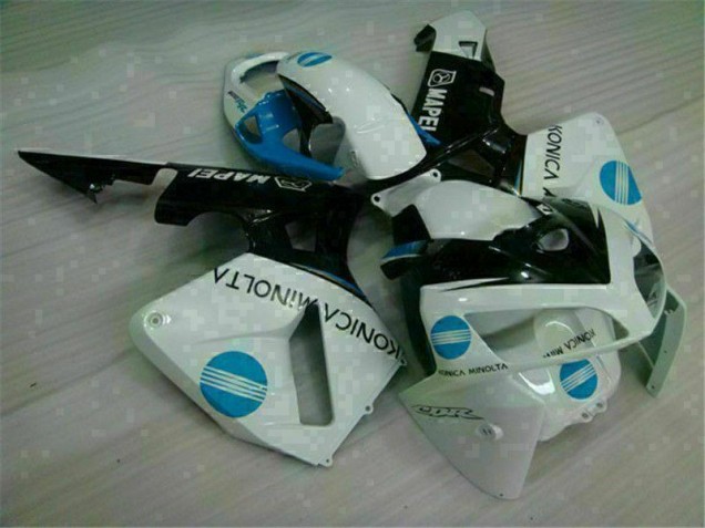 Blanco Azul Moto Plástico Honda CBR 600 RR 2005-2006 Blanco Azul Moto Plástico Honda CBR 600 RR 2005-2006