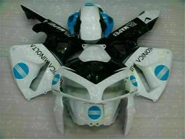 Blanco Azul Moto Plástico Honda CBR 600 RR 2005-2006