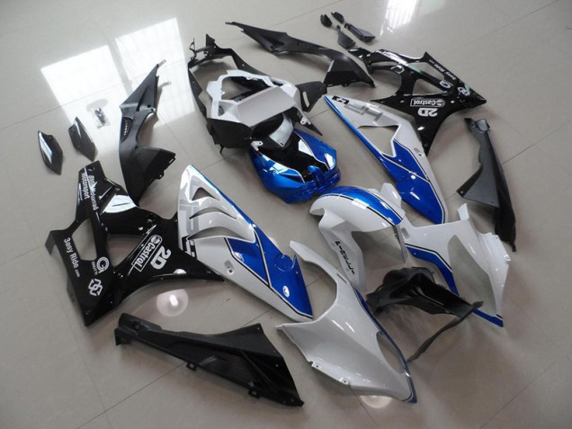 Blanco Azul Negro Carenado Moto BMW S1000RR 2009-2014 Blanco Azul Negro Carenado Moto BMW S1000RR 2009-2014