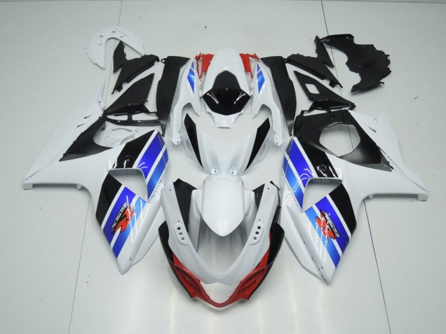 Blanco Azul Negro Carenado Moto Suzuki GSXR 1000 K9 2009-2016 Blanco Azul Negro Carenado Moto Suzuki GSXR 1000 K9 2009-2016