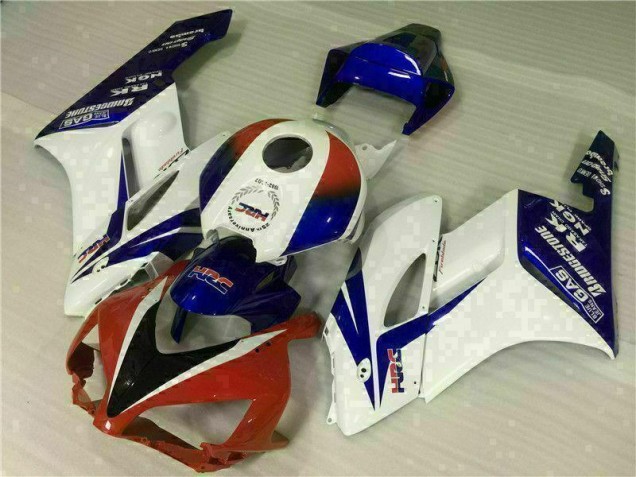 Blanco Azul Rojo Carenado Moto Honda CBR 1000 RR 2004-2005 Blanco Azul Rojo Carenado Moto Honda CBR 1000 RR 2004-2005