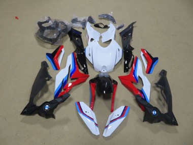 Blanco Azul Rojo Negro Carenado Moto BMW S1000R 2017-2018