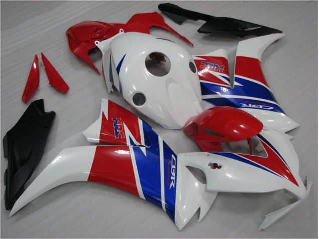 Blanco Azul Rojo Plástica Moto Honda CBR 1000 RR 2012-2016 Blanco Azul Rojo Plástica Moto Honda CBR 1000 RR 2012-2016
