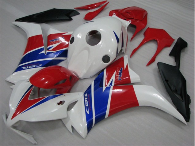 Blanco Azul Rojo Plástica Moto Honda CBR 1000 RR 2012-2016 Blanco Azul Rojo Plástica Moto Honda CBR 1000 RR 2012-2016