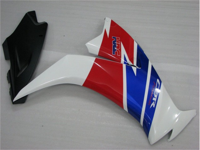 Blanco Azul Rojo Plástica Moto Honda CBR 1000 RR 2012-2016 Blanco Azul Rojo Plástica Moto Honda CBR 1000 RR 2012-2016