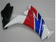 Blanco Azul Rojo Plástica Moto Honda CBR 1000 RR 2012-2016 Blanco Azul Rojo Plástica Moto Honda CBR 1000 RR 2012-2016