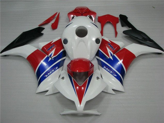 Blanco Azul Rojo Plástica Moto Honda CBR 1000 RR 2012-2016 Blanco Azul Rojo Plástica Moto Honda CBR 1000 RR 2012-2016