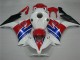 Blanco Azul Rojo Plástica Moto Honda CBR 1000 RR 2012-2016 Blanco Azul Rojo Plástica Moto Honda CBR 1000 RR 2012-2016