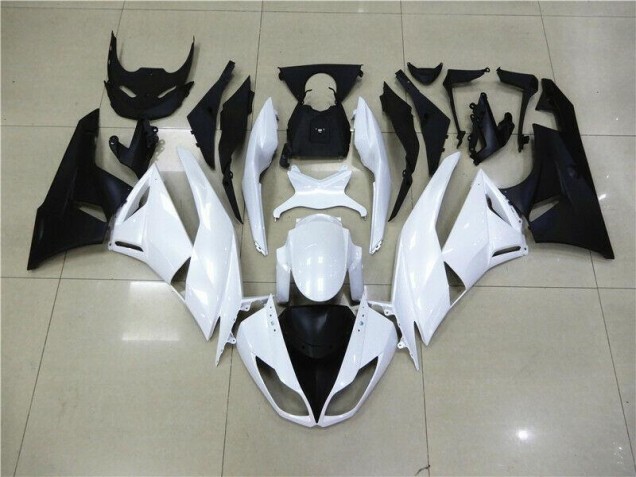 Blanco Carenado Moto Kawasaki ZX6R 2009-2012 Blanco Carenado Moto Kawasaki ZX6R 2009-2012