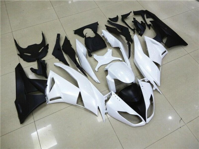 Blanco Carenado Moto Kawasaki ZX6R 2009-2012 Blanco Carenado Moto Kawasaki ZX6R 2009-2012