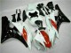 Blanco Carrocería Motocicletas Yamaha R6 2006-2007 Blanco Carrocería Motocicletas Yamaha R6 2006-2007