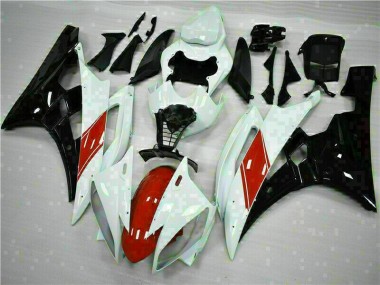 Blanco Carrocería Motocicletas Yamaha R6 2006-2007