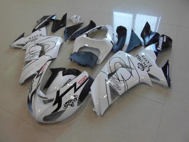 Blanco Corona Carenado Moto Kawasaki ZX10R 2006-2007 Blanco Corona Carenado Moto Kawasaki ZX10R 2006-2007