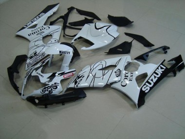 Blanco Corona Carenado Moto Suzuki GSXR 1000 K5 2005-2006