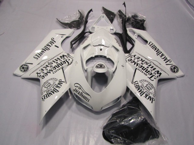 Blanco Jack Daniels Carenado Moto Ducati 1098 2007-2014 Blanco Jack Daniels Carenado Moto Ducati 1098 2007-2014