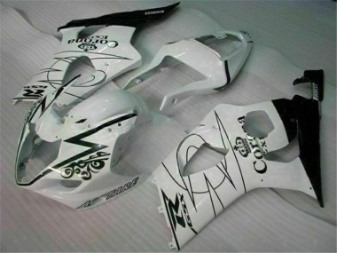 Blanco Kit Completo Carenado Moto Suzuki GSXR 1000 K3 2003-2004