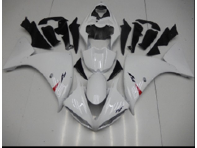 Blanco Kit Completo Carenado Moto Yamaha R1 2009-2011 Blanco Kit Completo Carenado Moto Yamaha R1 2009-2011