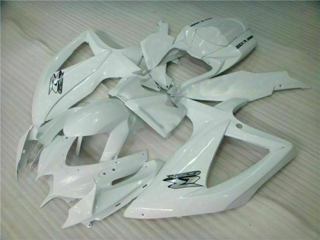 Blanco Kits Completo Carenado Moto ABS Suzuki GSXR 600 / 750 K8 2008-2010 Blanco Kits Completo Carenado Moto ABS Suzuki GSXR 600 / 750 K8 2008-2010