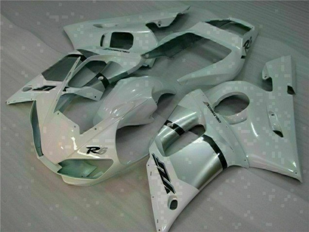 Blanco Kits Completo Carenado Moto Yamaha R6 1998-2002 Blanco Kits Completo Carenado Moto Yamaha R6 1998-2002