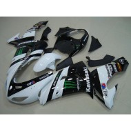 Blanco Monster Carenado Moto Kawasaki ZX10R 2006-2007
