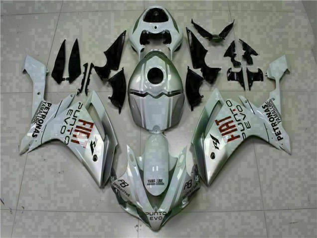 Blanco Moto Plástica Yamaha R1 2007-2008 Blanco Moto Plástica Yamaha R1 2007-2008