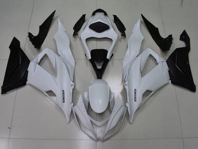 Blanco Negro 636 Carenado Moto Kawasaki ZX6R 2013-2018 Blanco Negro 636 Carenado Moto Kawasaki ZX6R 2013-2018