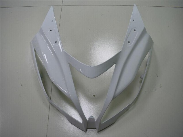 Blanco Negro ABS Moto Plástica Kawasaki ZX6R 2013-2018 Blanco Negro ABS Moto Plástica Kawasaki ZX6R 2013-2018