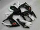 Blanco Negro ABS Moto Plástica Suzuki GSXR 600 / 750 K6 2006-2007 Blanco Negro ABS Moto Plástica Suzuki GSXR 600 / 750 K6 2006-2007
