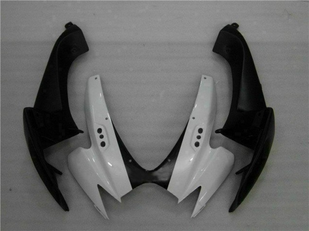 Blanco Negro ABS Moto Plástica Suzuki GSXR 600 / 750 K6 2006-2007 Blanco Negro ABS Moto Plástica Suzuki GSXR 600 / 750 K6 2006-2007