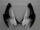 Blanco Negro ABS Moto Plástica Suzuki GSXR 600 / 750 K6 2006-2007 Blanco Negro ABS Moto Plástica Suzuki GSXR 600 / 750 K6 2006-2007
