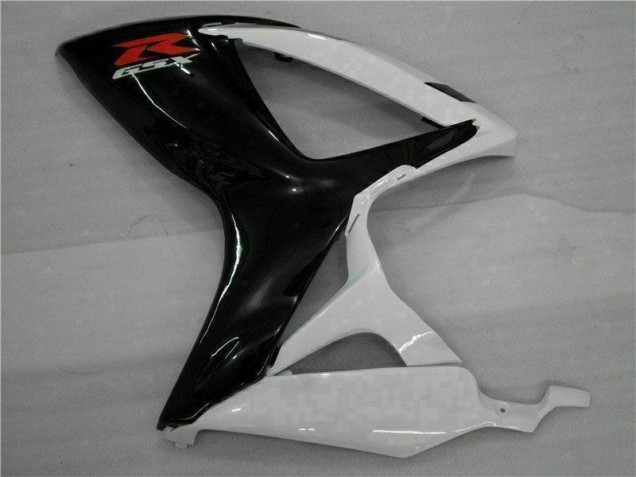 Blanco Negro ABS Moto Plástica Suzuki GSXR 600 / 750 K6 2006-2007 Blanco Negro ABS Moto Plástica Suzuki GSXR 600 / 750 K6 2006-2007
