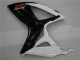 Blanco Negro ABS Moto Plástica Suzuki GSXR 600 / 750 K6 2006-2007 Blanco Negro ABS Moto Plástica Suzuki GSXR 600 / 750 K6 2006-2007