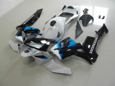Blanco Negro Azul Kits Carenado Moto Honda CBR 600 RR 2003-2004