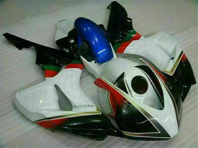 Blanco Negro Carenado Moto Honda CBR 1000 RR 2006-2007 Blanco Negro Carenado Moto Honda CBR 1000 RR 2006-2007