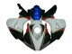 Blanco Negro Carenado Moto Honda CBR 1000 RR 2006-2007 Blanco Negro Carenado Moto Honda CBR 1000 RR 2006-2007