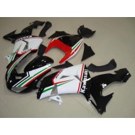 Blanco & Negro Carenado Moto Kawasaki ZX10R 2006-2007