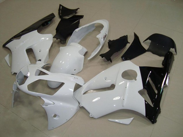 Blanco Negro Carenado Moto Kawasaki ZX12R 2002-2006 Blanco Negro Carenado Moto Kawasaki ZX12R 2002-2006