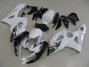 Blanco & Negro Carenado Moto Suzuki GSXR 1000 K5 2005-2006