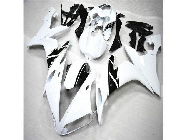 Blanco Negro Carenado & Plástico Moto Yamaha R1 2004-2006 Blanco Negro Carenado & Plástico Moto Yamaha R1 2004-2006